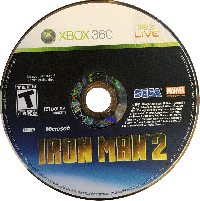 Iron Man 2 PAL Xbox 360  box art